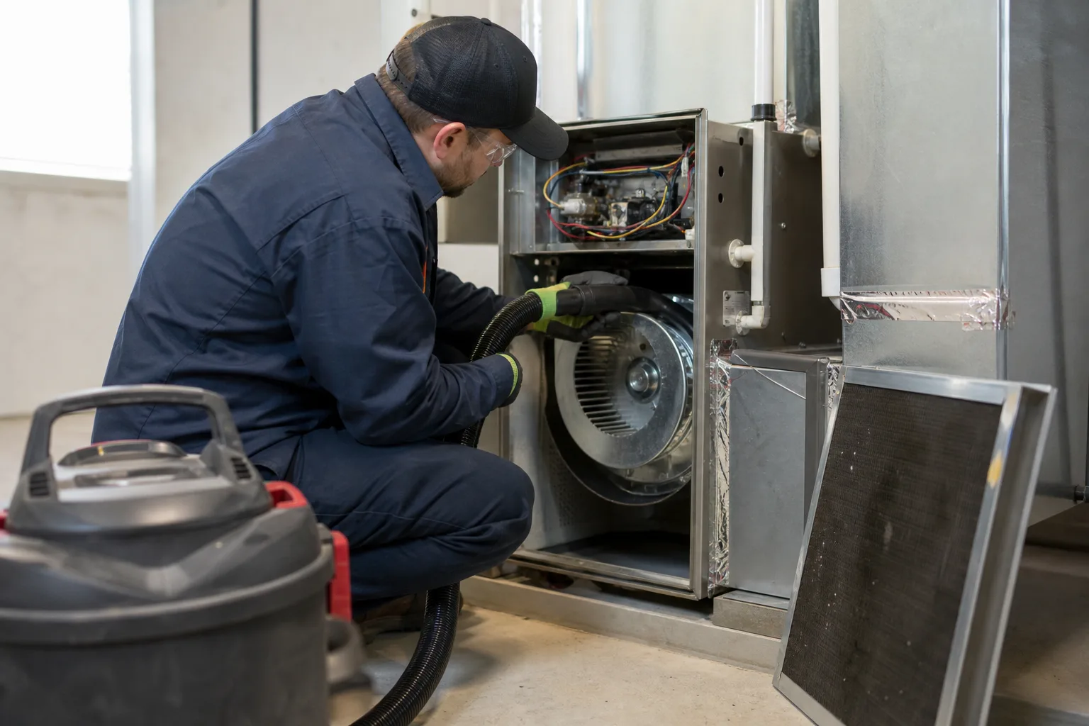HVAC system cleaning